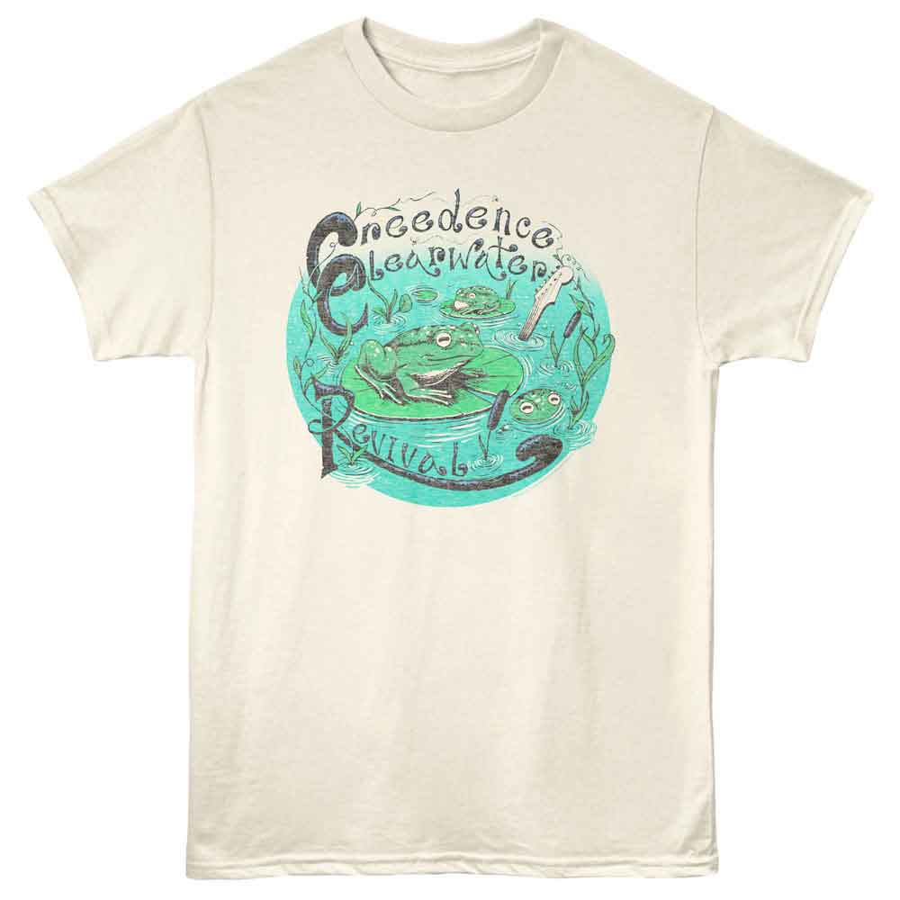 Creedence Clearwater Revival Natural Adult S/S Tshirt