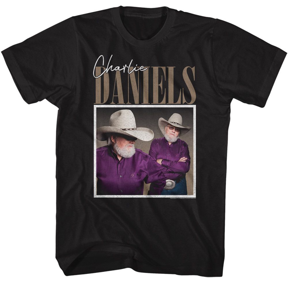 Charlie Daniels Band Black Adult S/S Tshirt