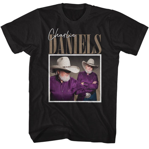 Charlie Daniels Band Black Adult S/S Tshirt