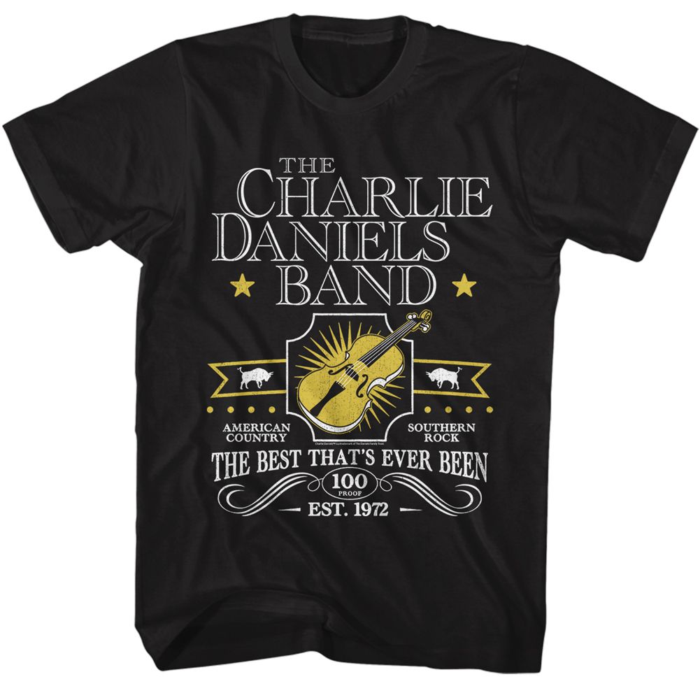 Charlie Daniels Band Black Adult S/S Tshirt