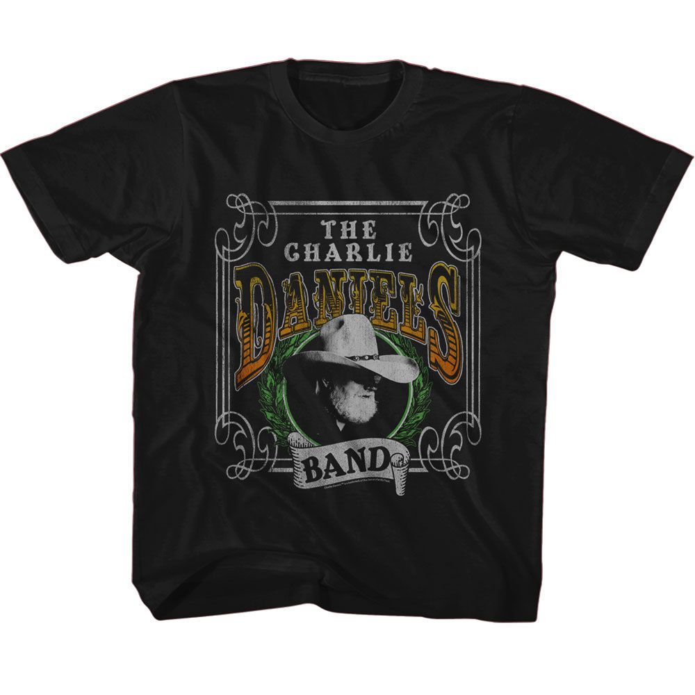 Charlie Daniels Band Black Youth S/S Tshirt