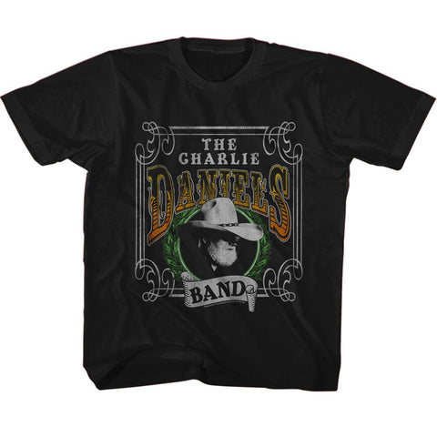 Charlie Daniels Band Black Youth S/S Tshirt