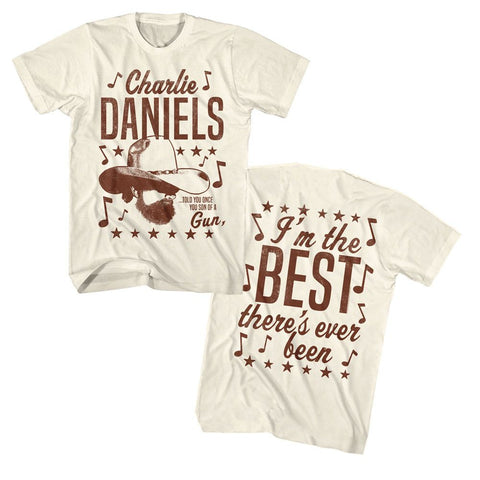 Charlie Daniels Band Natural Adult S/S Tshirt