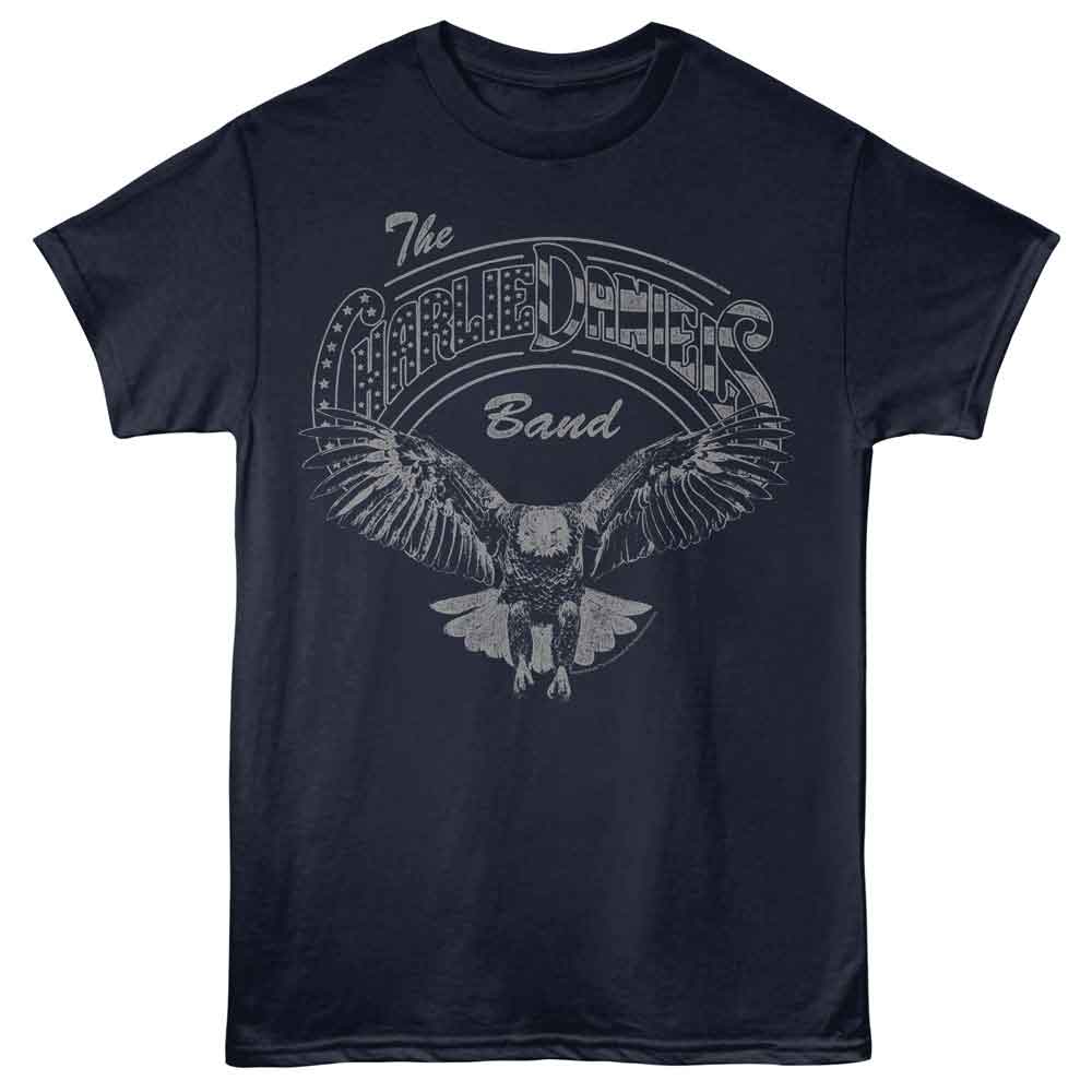 Charlie Daniels Band Navy Adult S/S Tshirt
