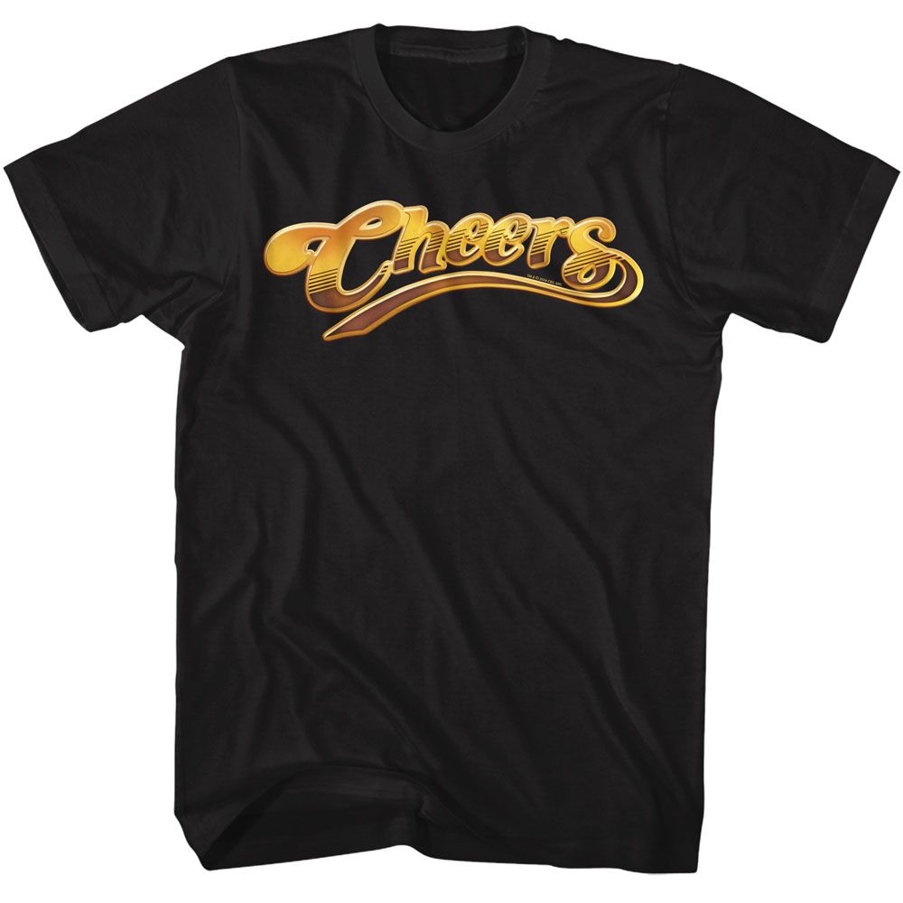 Cheers Black Adult Short Sleeve Tshirt
