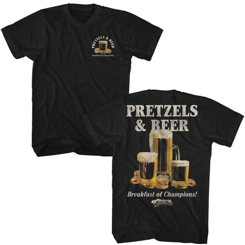 Cheers Black Adult Short Sleeve Tshirt