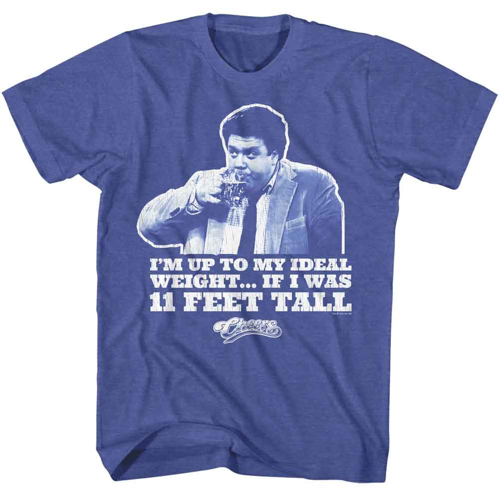 Cheers Royal Heather Adult Short Sleeve Tshirt