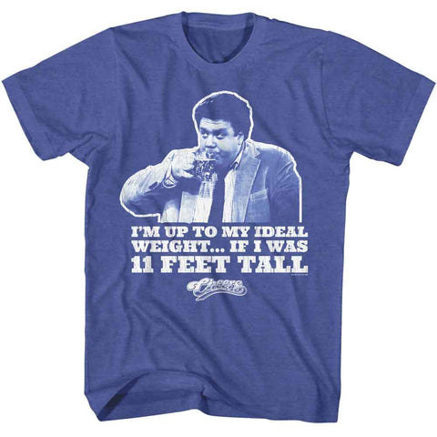 Cheers Royal Heather Adult Short Sleeve Tshirt