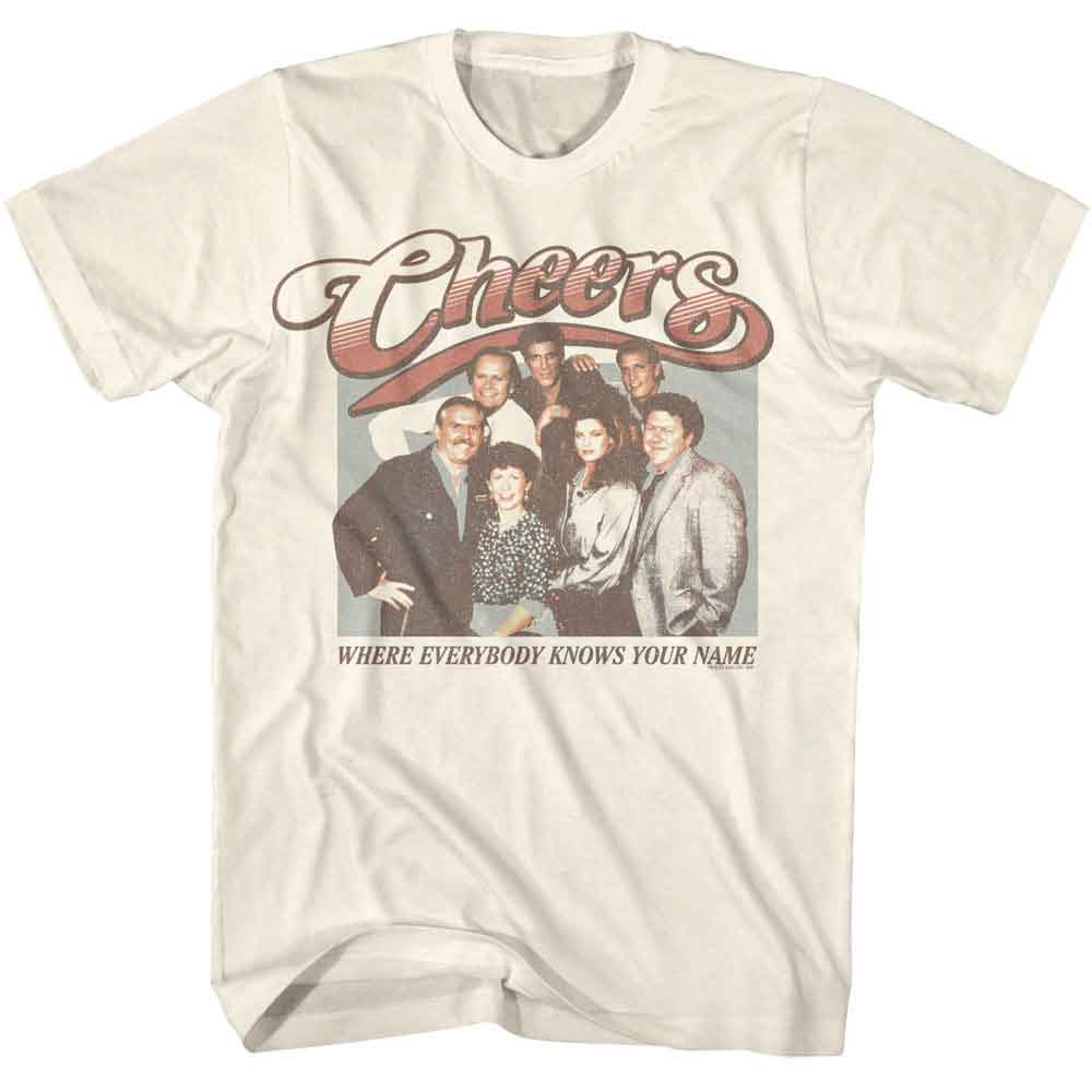 Cheers Natural Adult Short Sleeve Tshirt