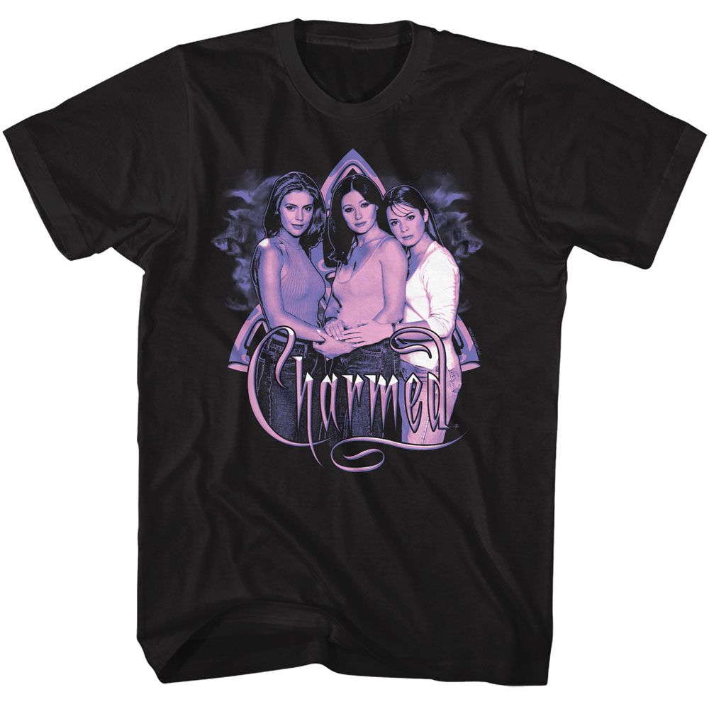 Charmed Black Adult Short Sleeve Tshirt