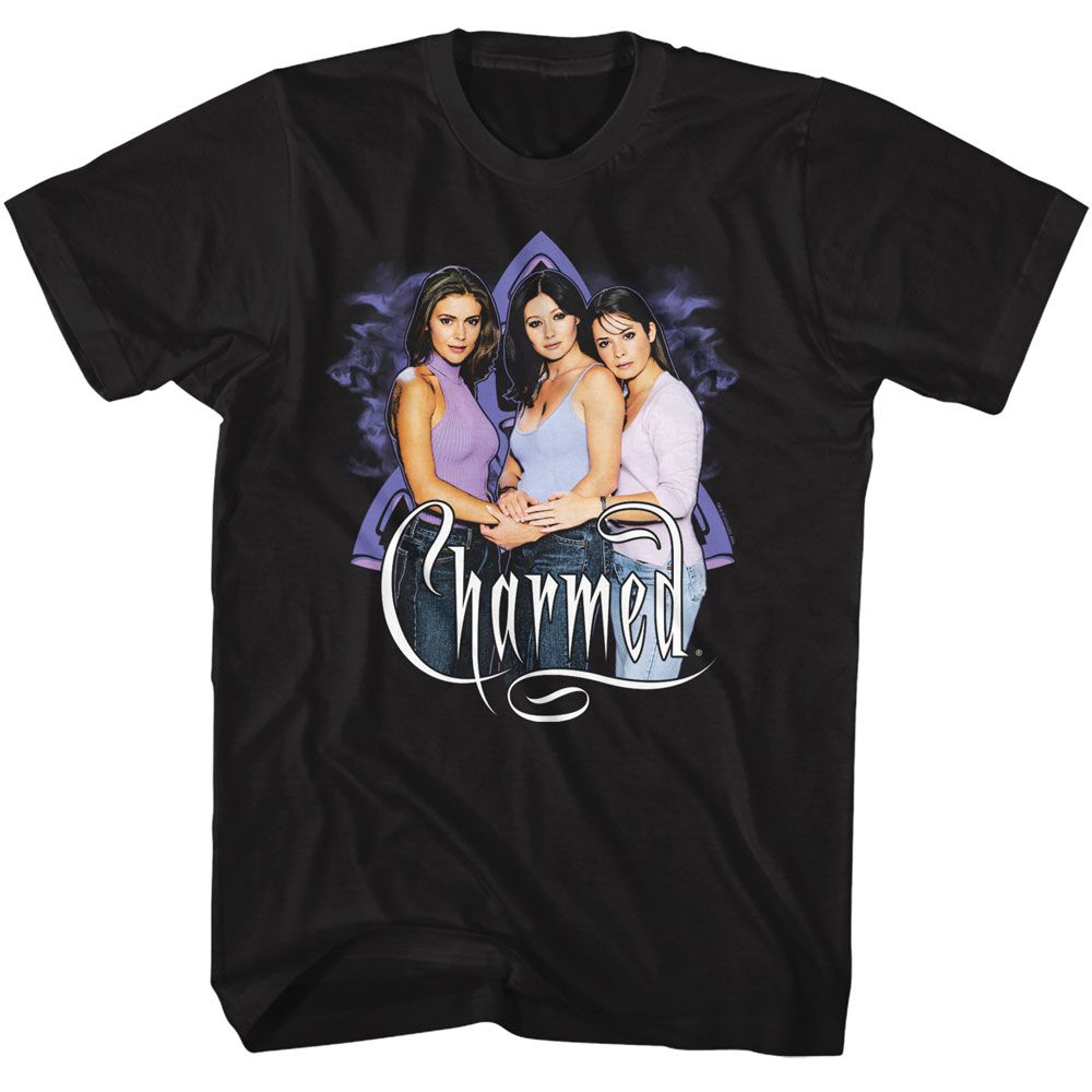 Charmed Black Adult Short Sleeve Tshirt