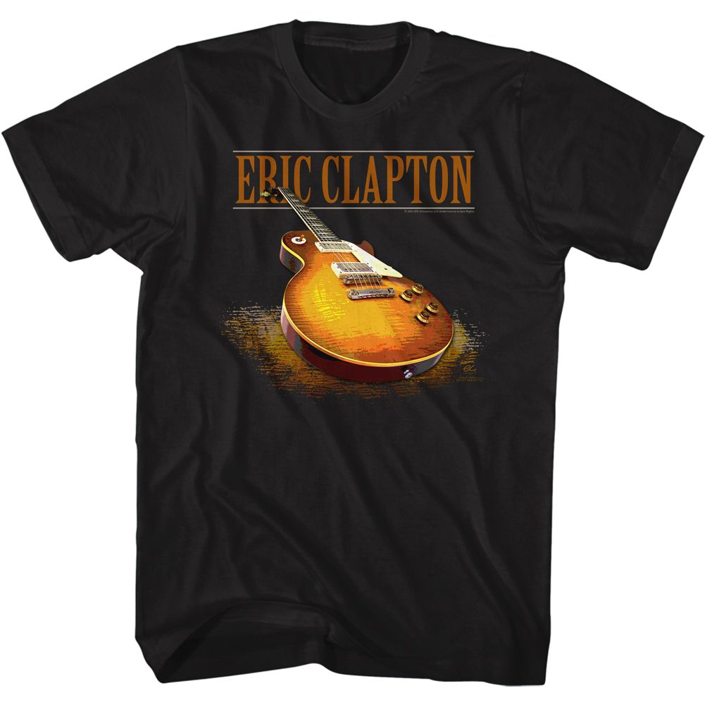 Eric Clapton Black Adult S/S Tshirt