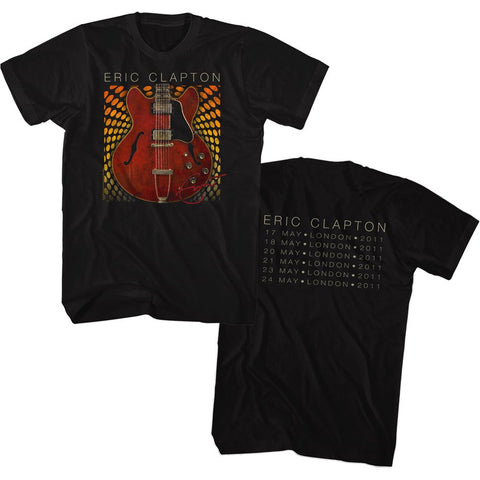 Eric Clapton Black Adult S/S Tshirt