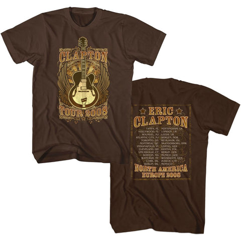 Eric Clapton Dark Chocolate Adult S/S Tshirt