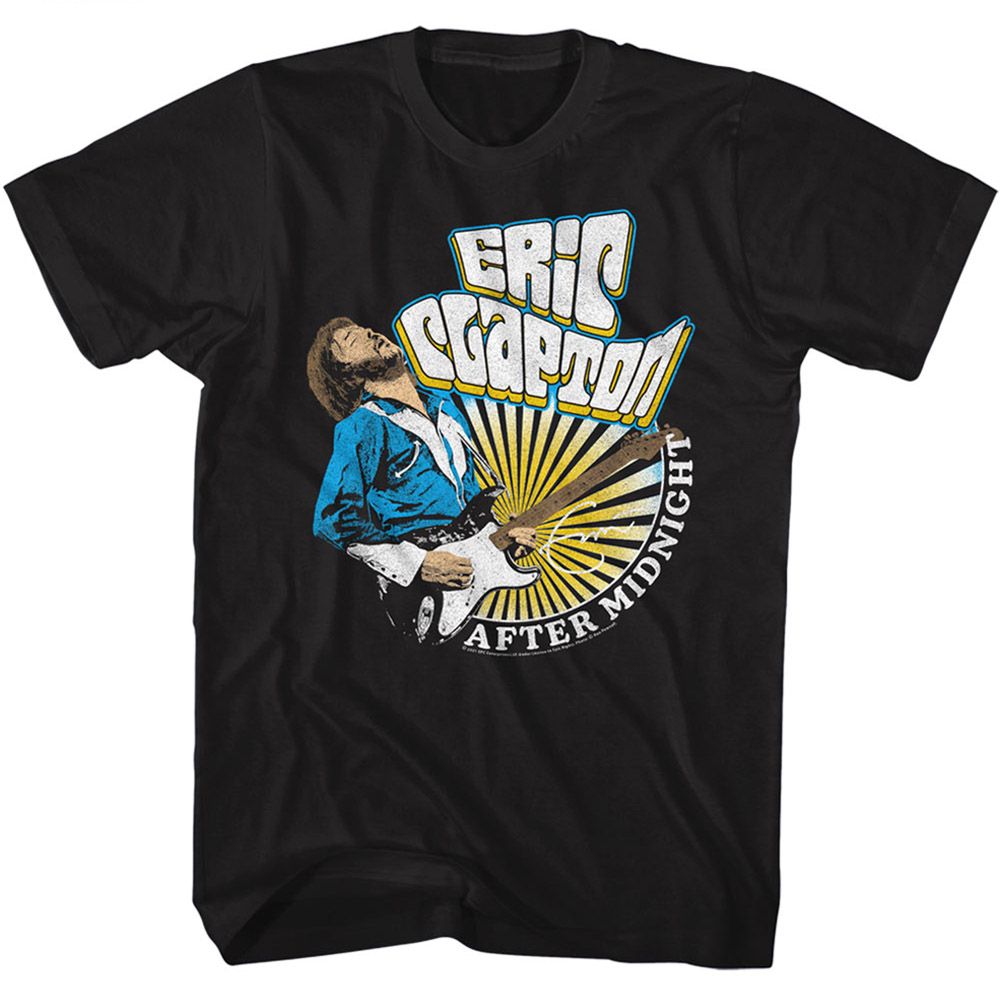 Eric Clapton Black Adult S/S Tshirt