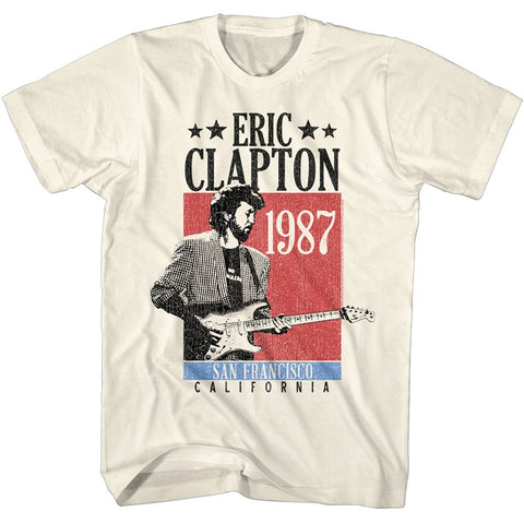 Eric Clapton Natural Adult S/S Tshirt