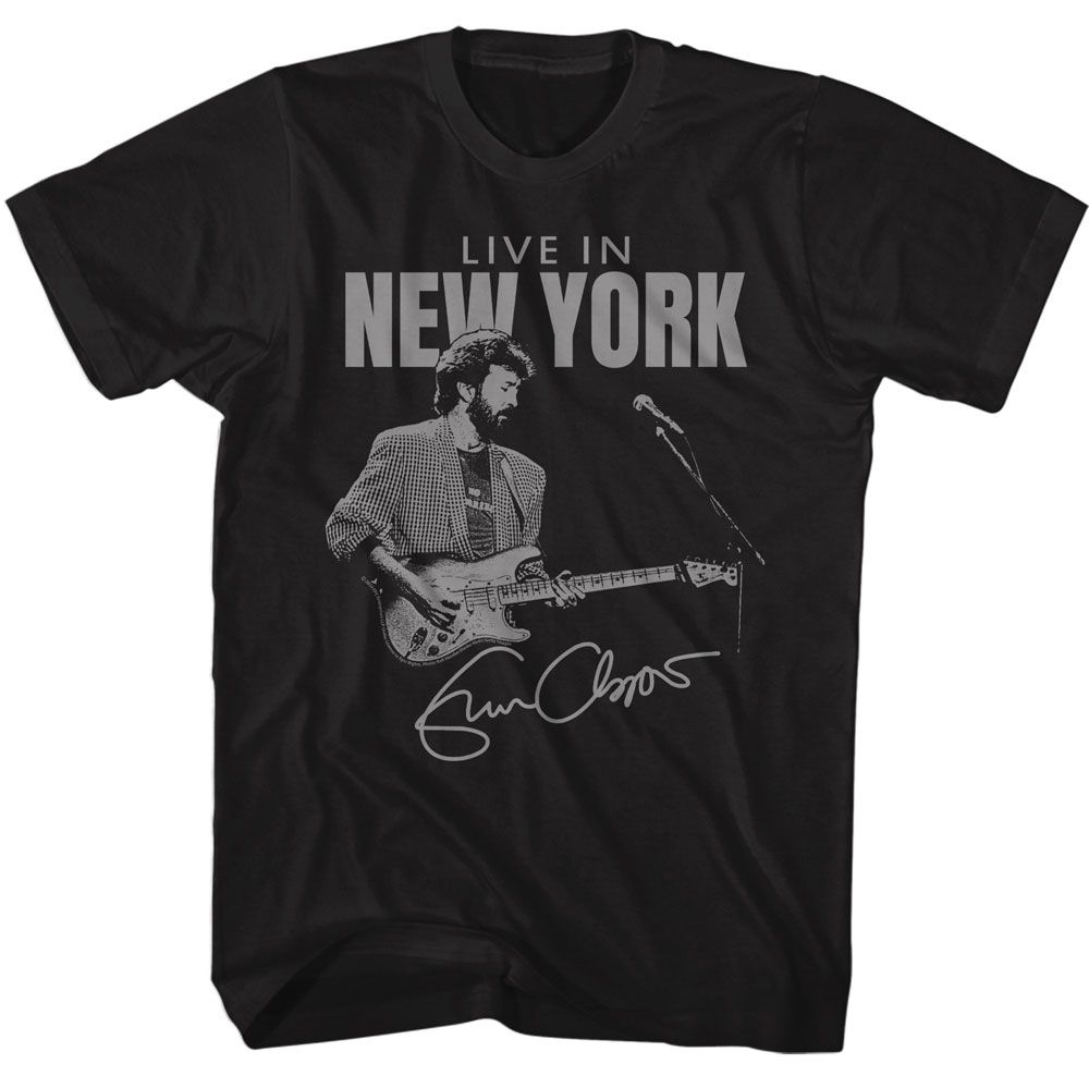 Eric Clapton Black Adult S/S Tshirt