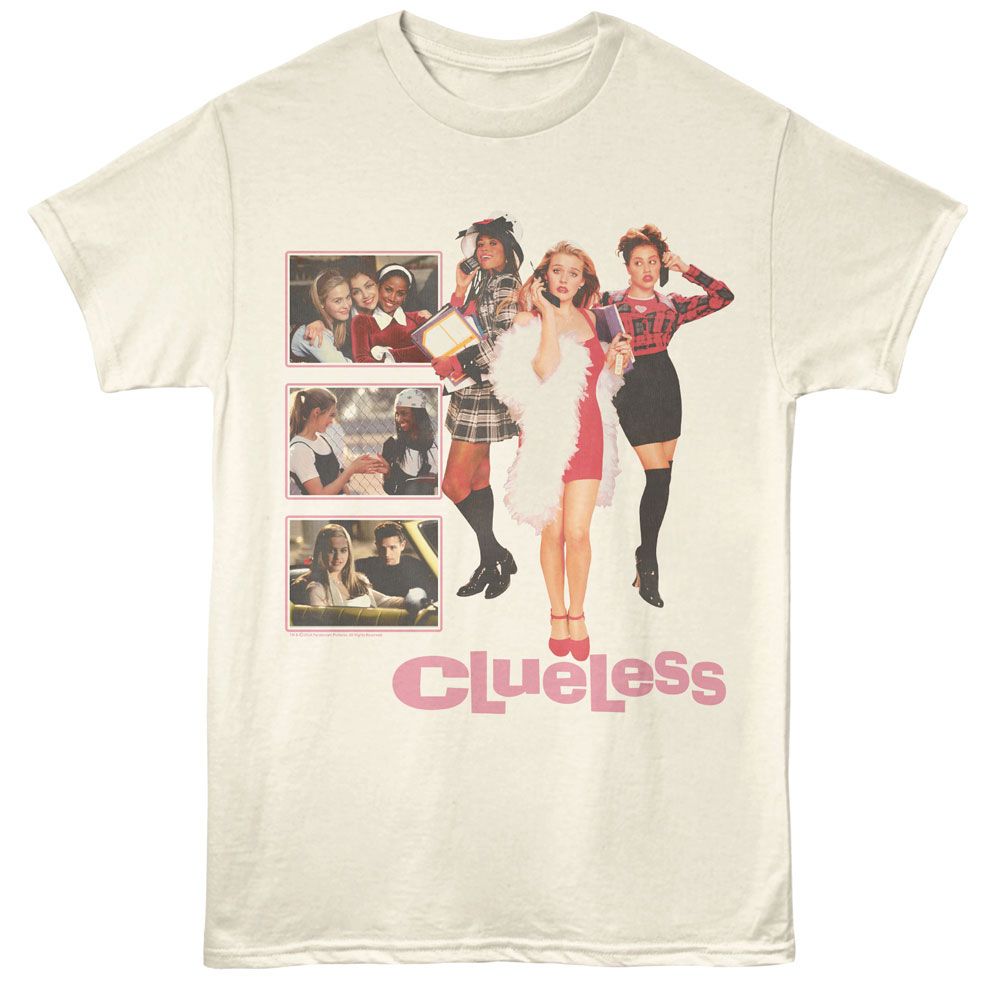Clueless Natural Adult Short Sleeve Tshirt