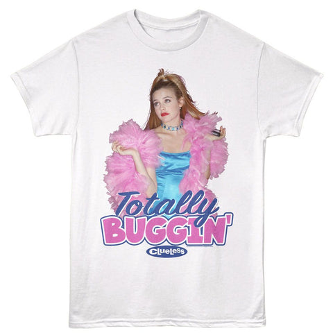 Clueless White Adult Short Sleeve Tshirt