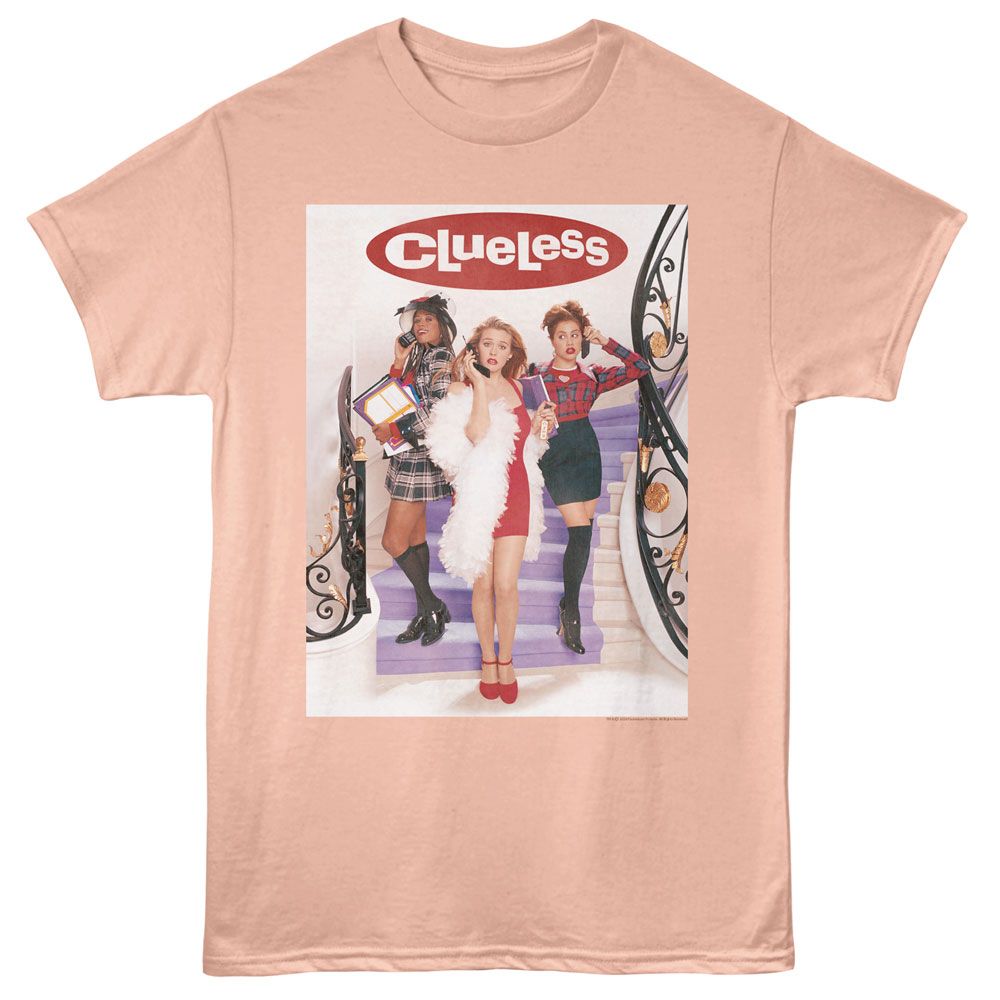 Clueless Peach Adult Short Sleeve Tshirt