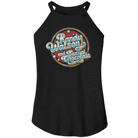 Coming To America Black Ladies Sleeveless Rocker Tank