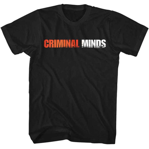 Criminal Minds Black Adult Short Sleeve Tshirt