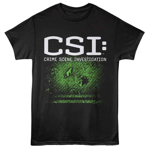 Csi Black Adult Short Sleeve Tshirt