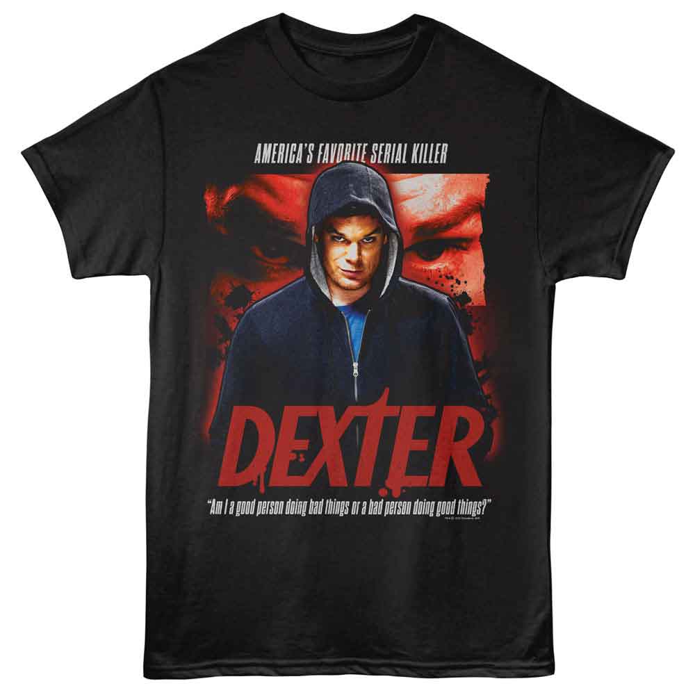 Dexter Black Adult Short Sleeve Tshirt