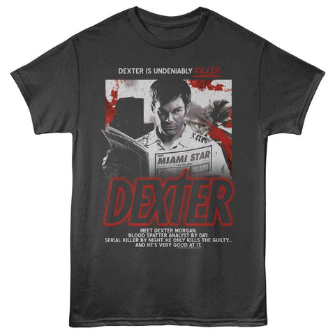 Dexter Smoke Adult Short Sleeve Tshirt
