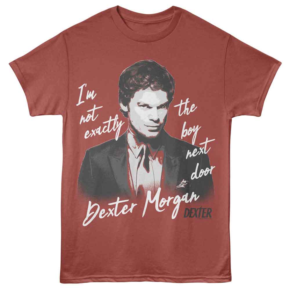 Dexter Terracotta Adult Short Sleeve Tshirt