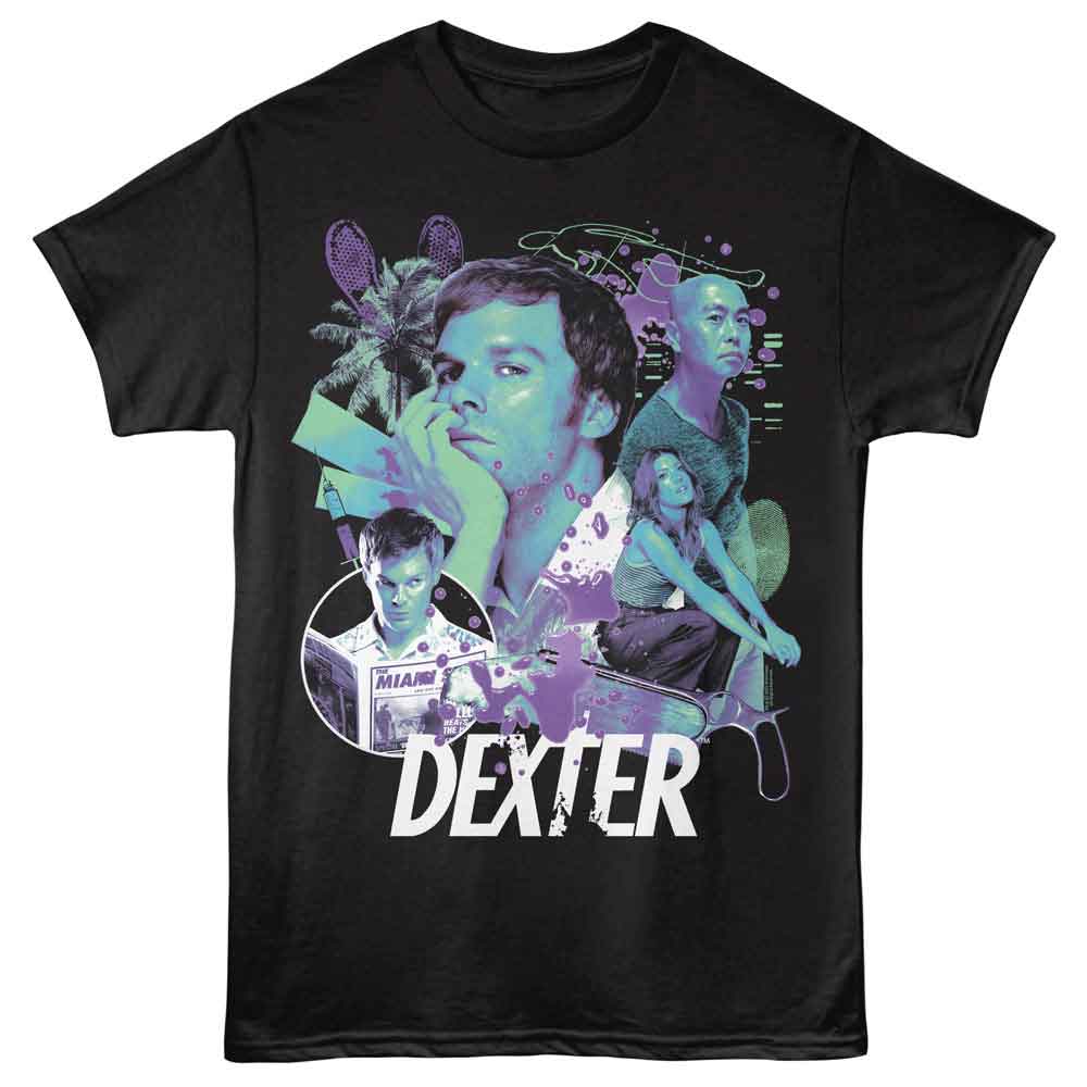 Dexter Black Adult Short Sleeve Tshirt