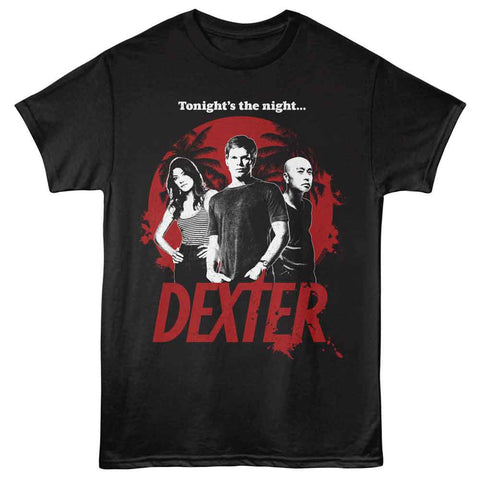 Dexter Black Adult Short Sleeve Tshirt
