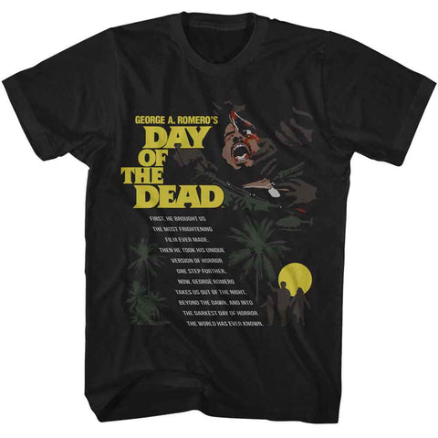 Day Of The Dead Black Adult Short Sleeve Tshirt