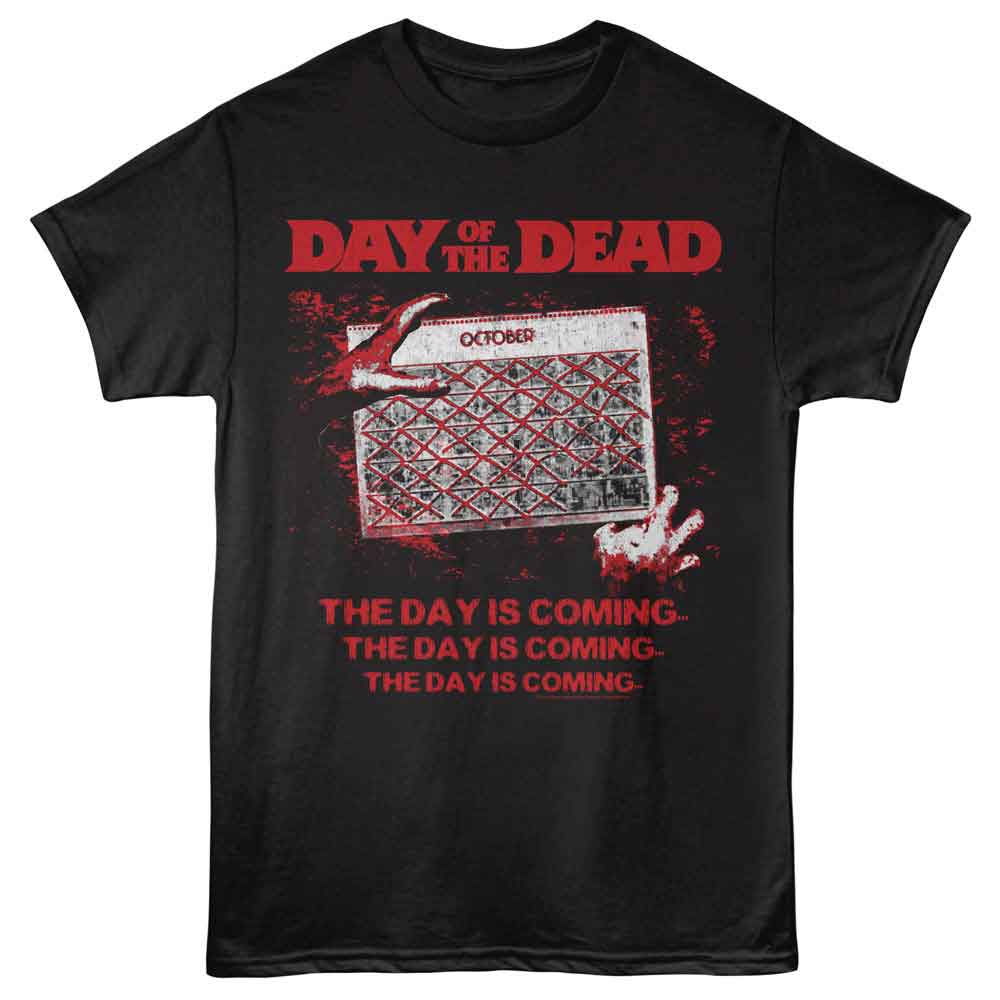 Day Of The Dead Black Adult Short Sleeve Tshirt