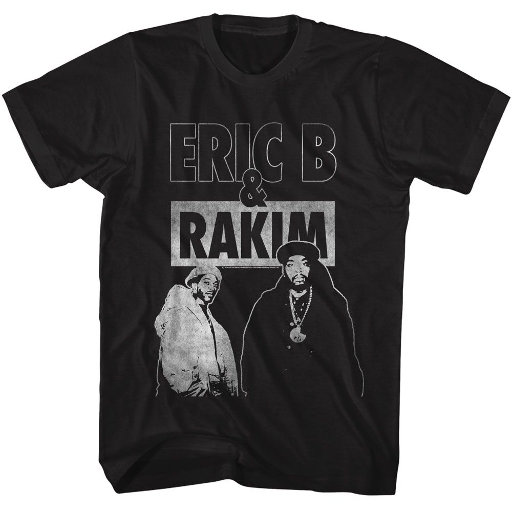 Eric B And Rakim Black Adult S/S Tshirt
