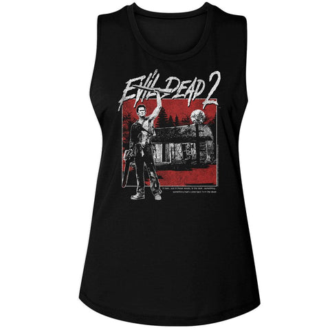 Evil Dead Black Ladies Muscle Tank