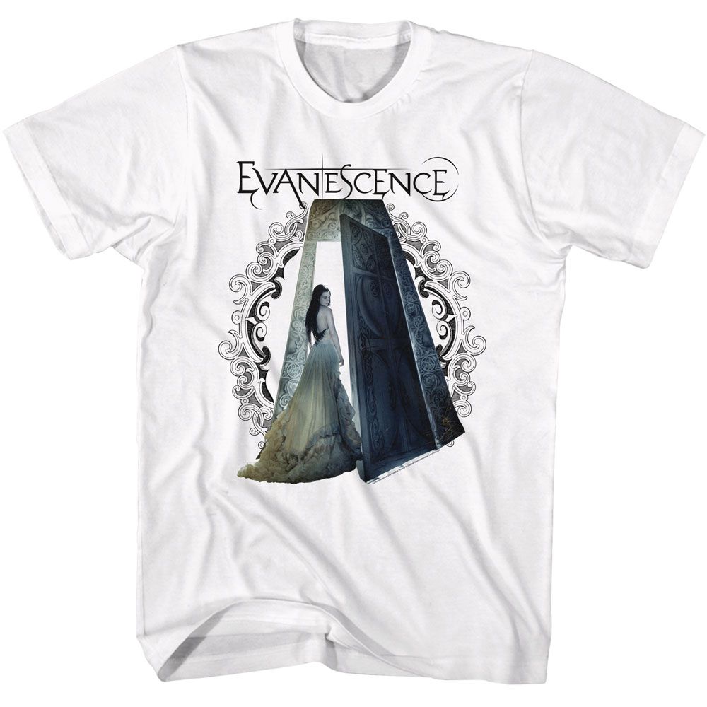 Evanescence White Adult S/S Tshirt