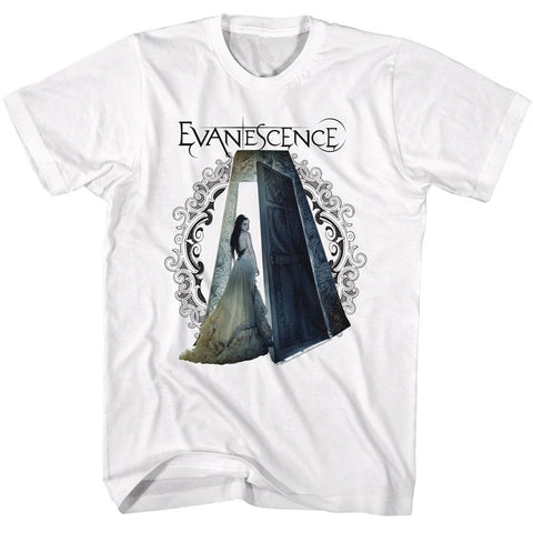Evanescence White Adult S/S Tshirt