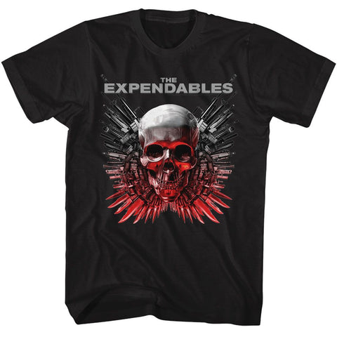 Expendables Black Adult Short Sleeve Tshirt