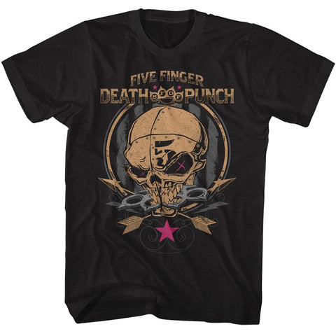 Five Finger Death Punch Black Adult S/S Tshirt