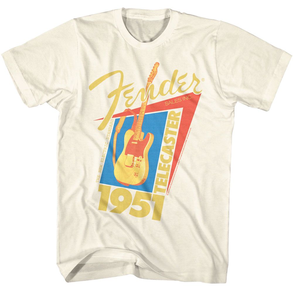 Fender Natural Adult S/S Tshirt