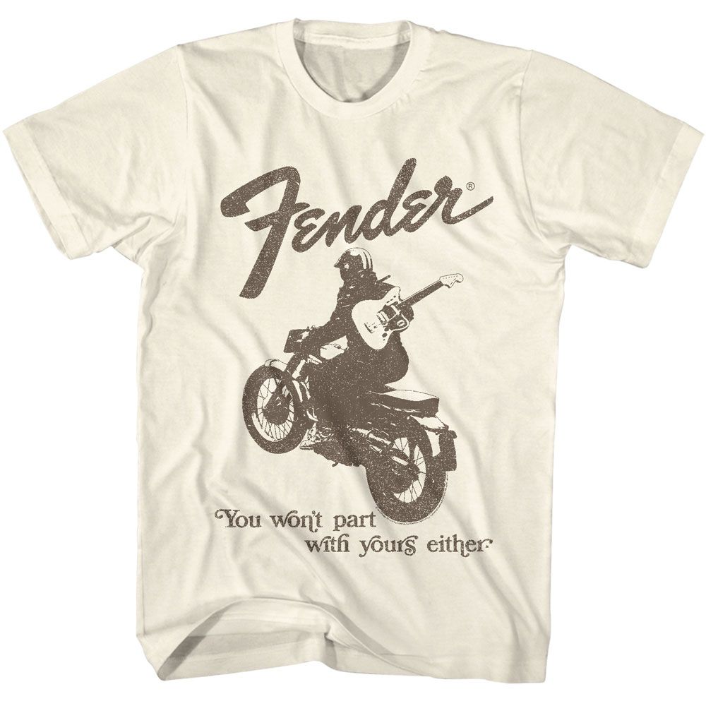 Fender Natural Adult S/S Tshirt