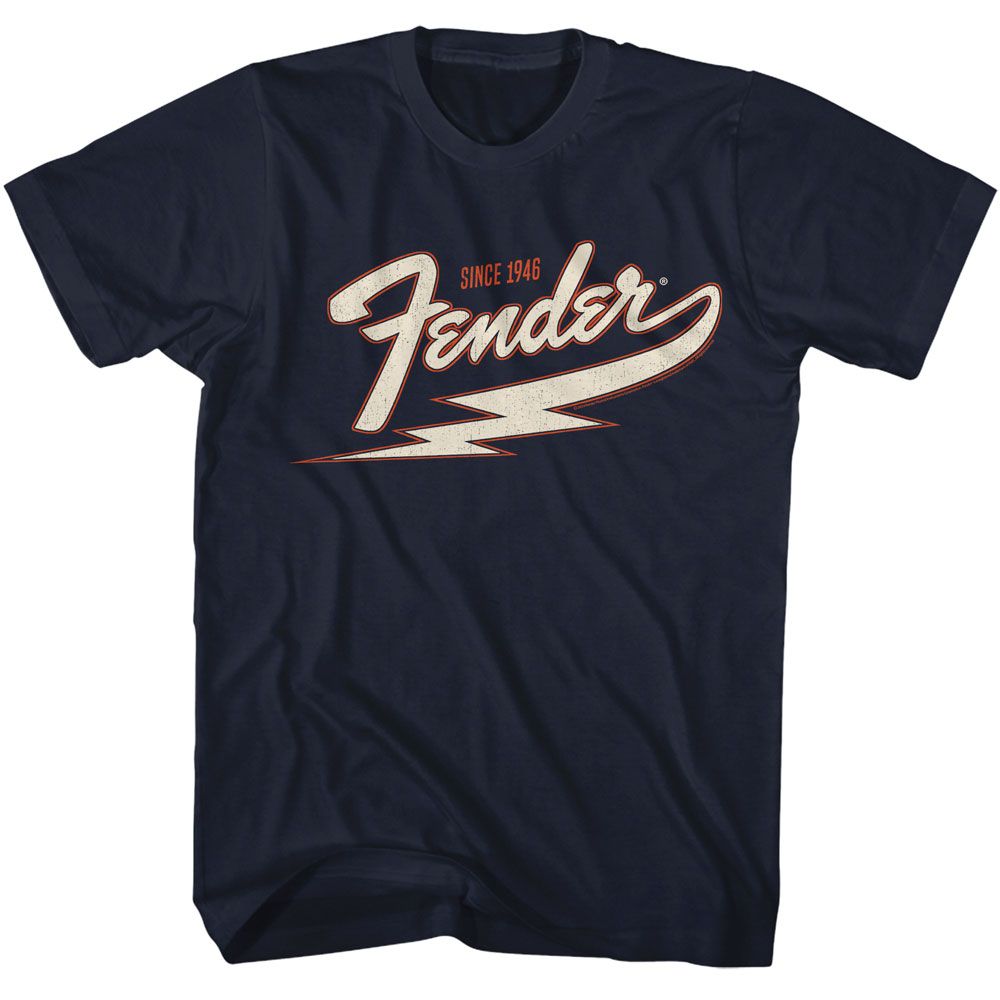 Fender Navy Adult S/S Tshirt