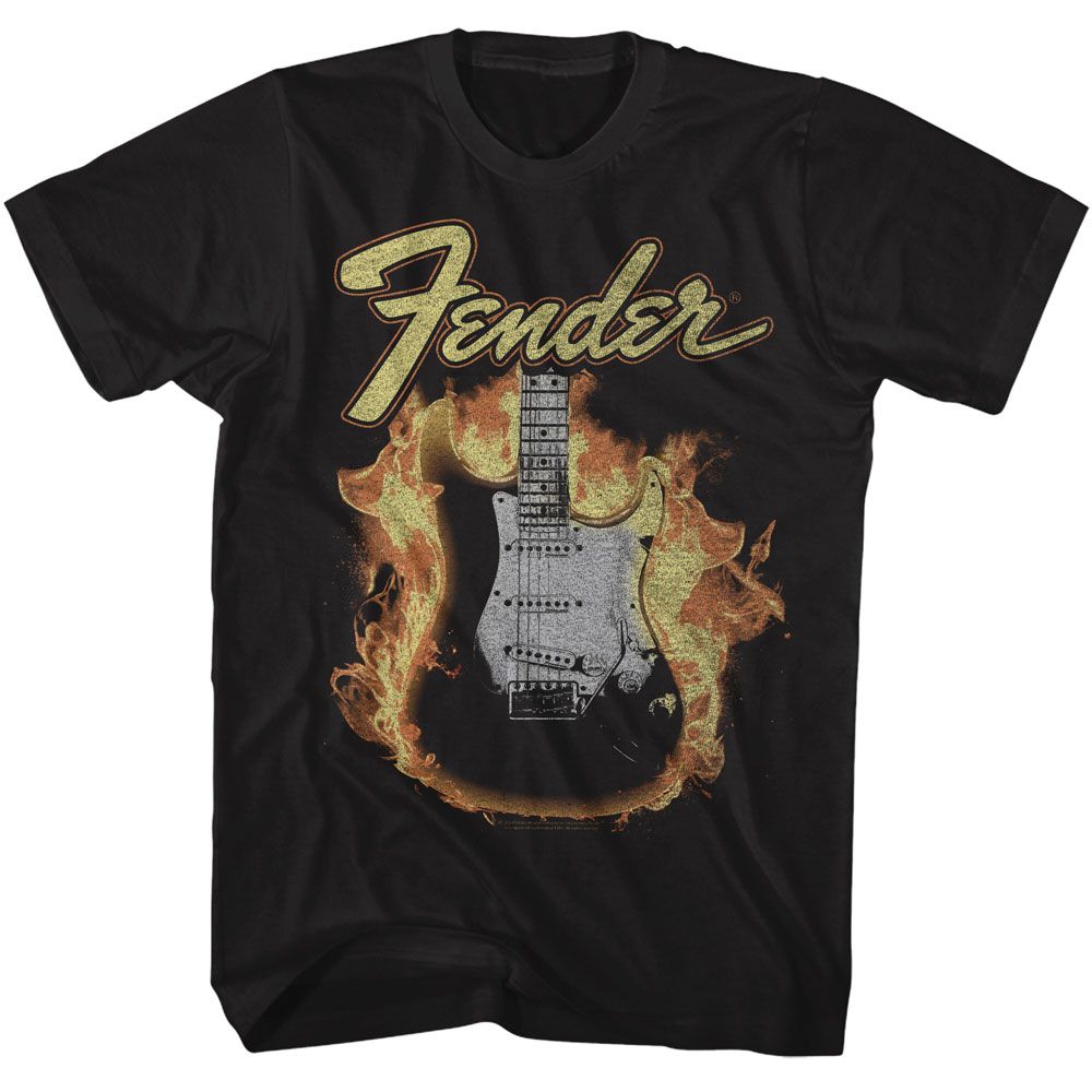 Fender Black Adult S/S Tshirt