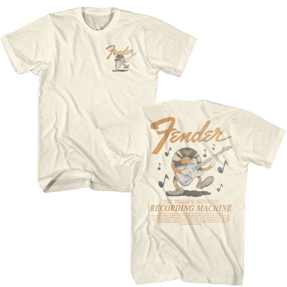 Fender Natural Adult S/S Tshirt