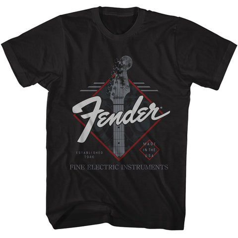 Fender Black Adult S/S Tshirt