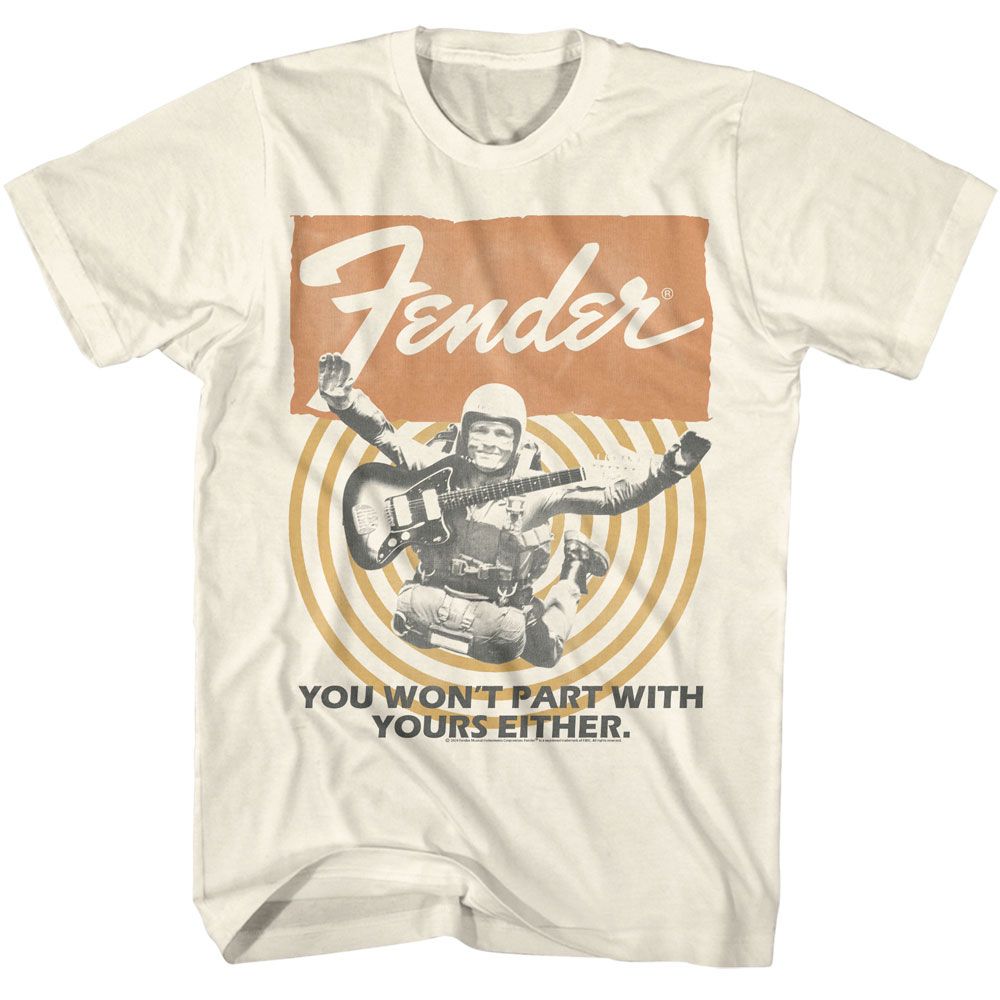 Fender Natural Adult S/S Tshirt