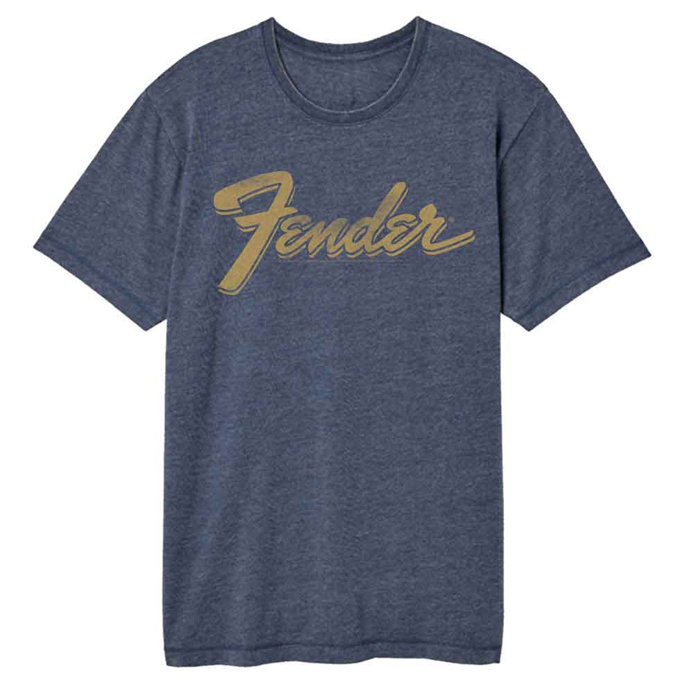 Fender Navy Adult S/S Vintage Wash Tshirt