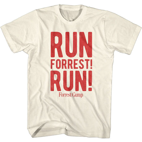 Forrest Gump Natural Adult Short Sleeve Tshirt