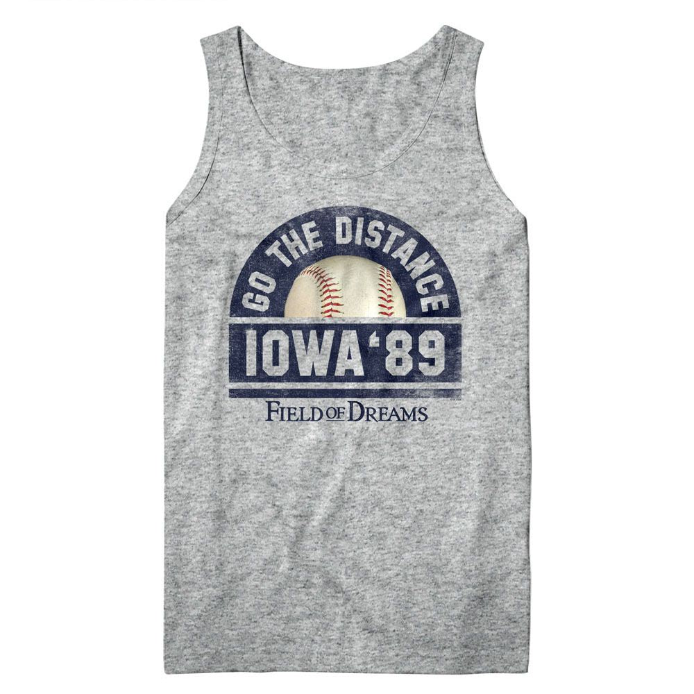 Field Of Dreams Gray Heather Adult Tank